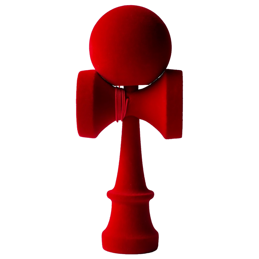 Sweets Kendamas FUZZY - RED - BROKEN SHAPE - ANTI SKID