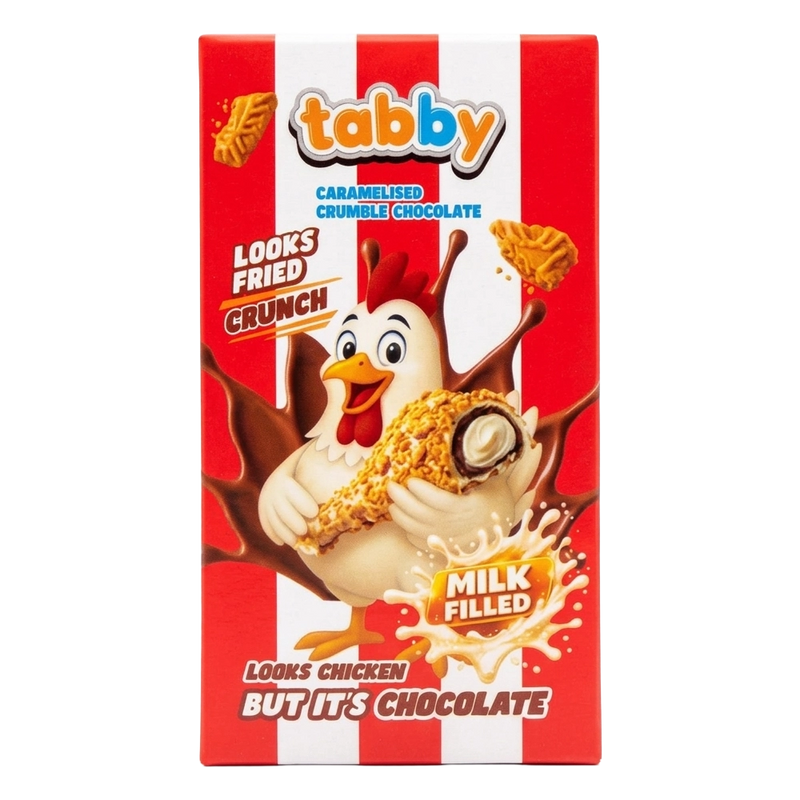 Tabby Chicken Crunchy Chocolate Classic Flavor 50g