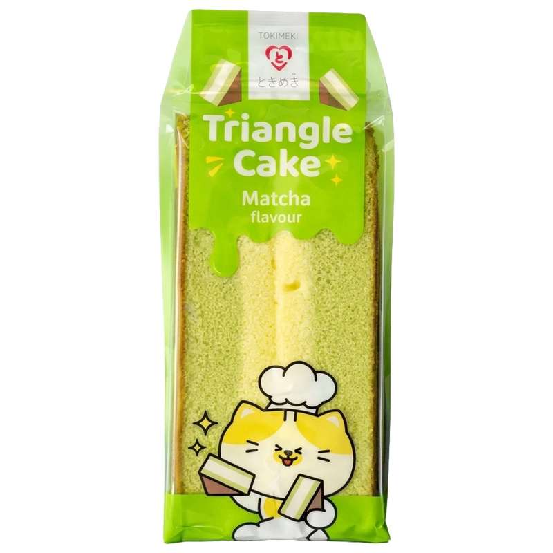 Tokimeki Triangle Sponge Cake Matcha 90g