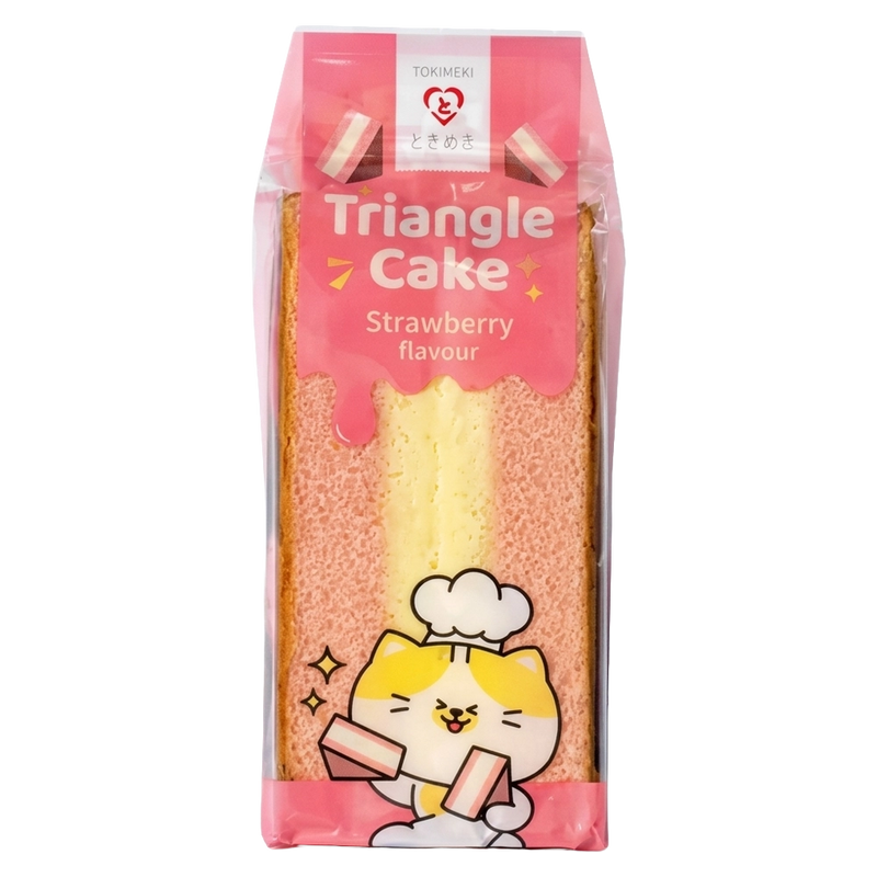Tokimeki Triangle Sponge Cake Strawberry 90g