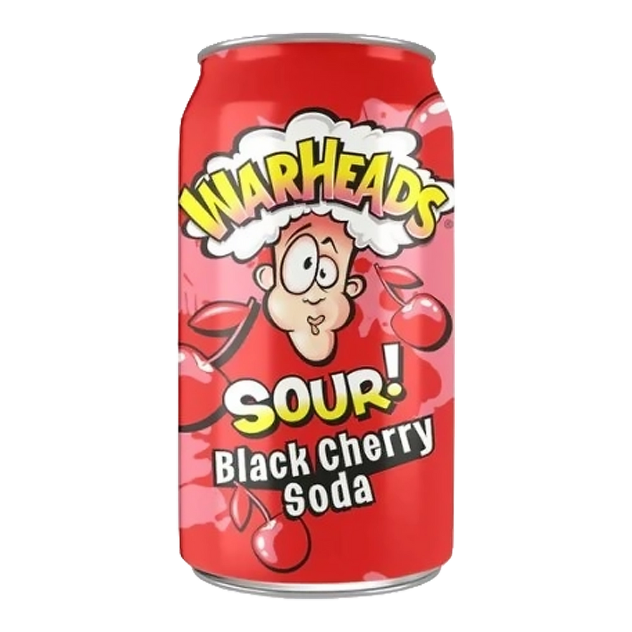 Warheads Black Cherry Soda 330ml