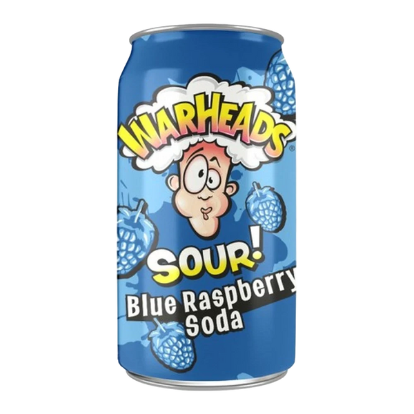 Warheads Blue Raspberry Soda 330ml