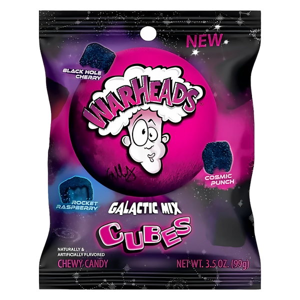 Warheads Galactic Cubes 99g