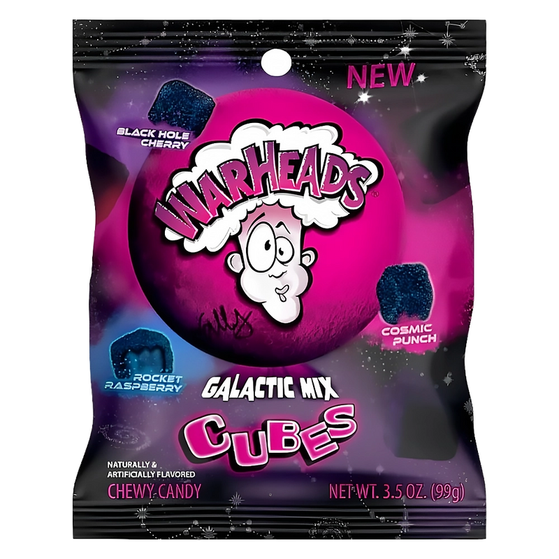 Warheads Galactic Cubes 99g