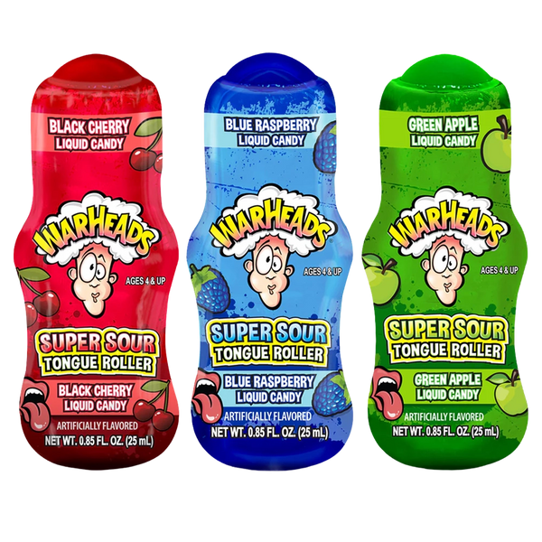 Warheads Super Sour Tongue Rollers 24g