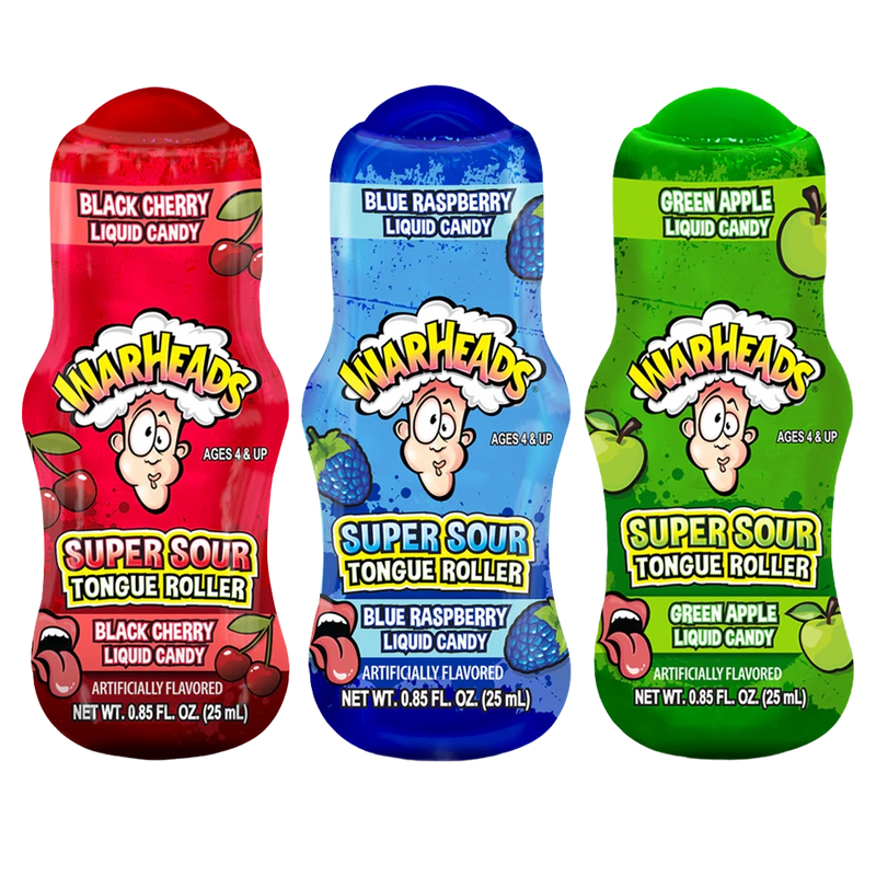 Warheads Super Sour Tongue Rollers 24g